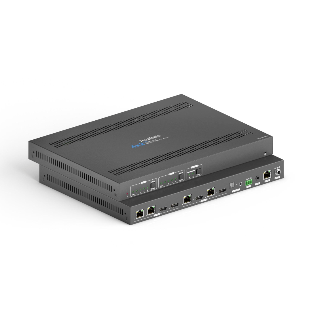 Purelink PT-MA-HDBT42 PureTools - 4x2 4K 18Gbps HDMI HDBaseT Matrix with Scaler